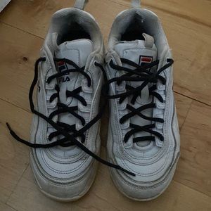 White FILA shoes